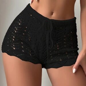 Blu Moon crochet Shorts